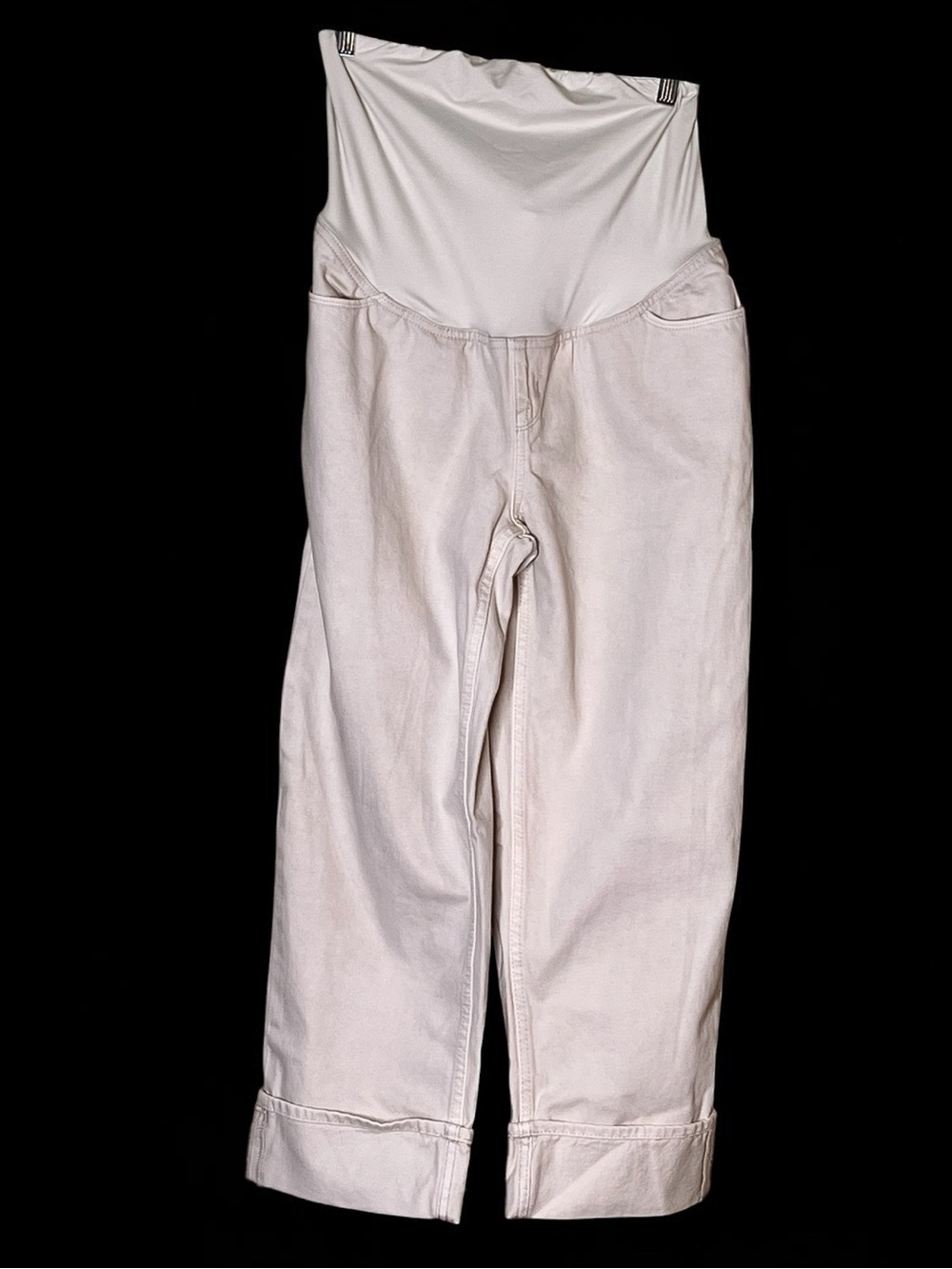Isabel Maternity by Ingrid & Isabel Vintage Straight Cropped Maternity Pants 6